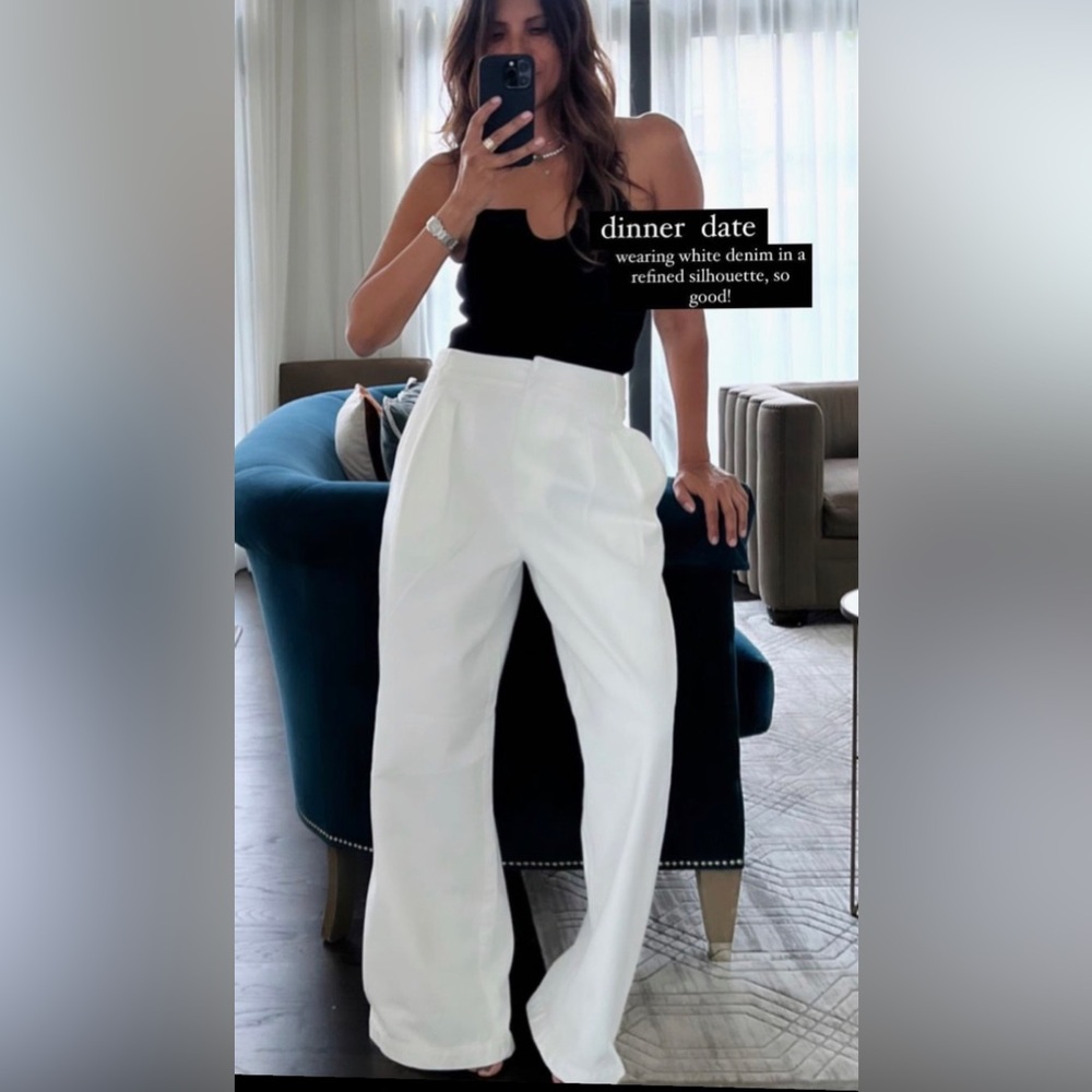 Tibi Stella pant in denim/cotton
